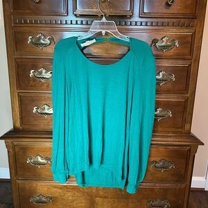 Teal Long Sleeve Top